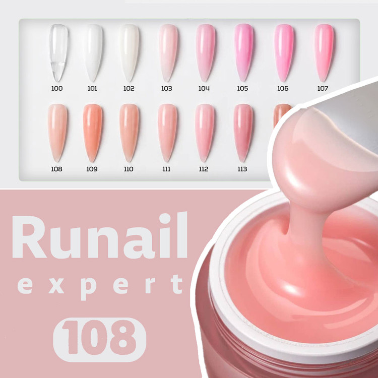 بیلدر ژل ۵۶ گرمی رونیل کد ۱۰۸ | Ronil Builder Gel 108