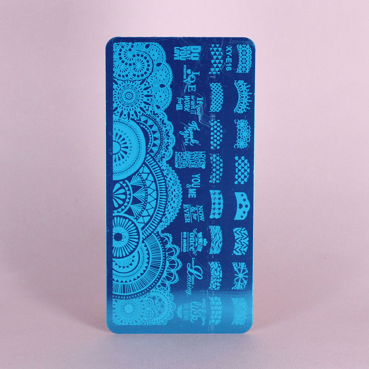 شابلون طراحی ناخن کد XY-E16