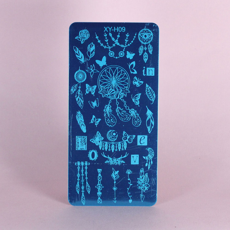 شابلون طراحی ناخن کد XY-H09