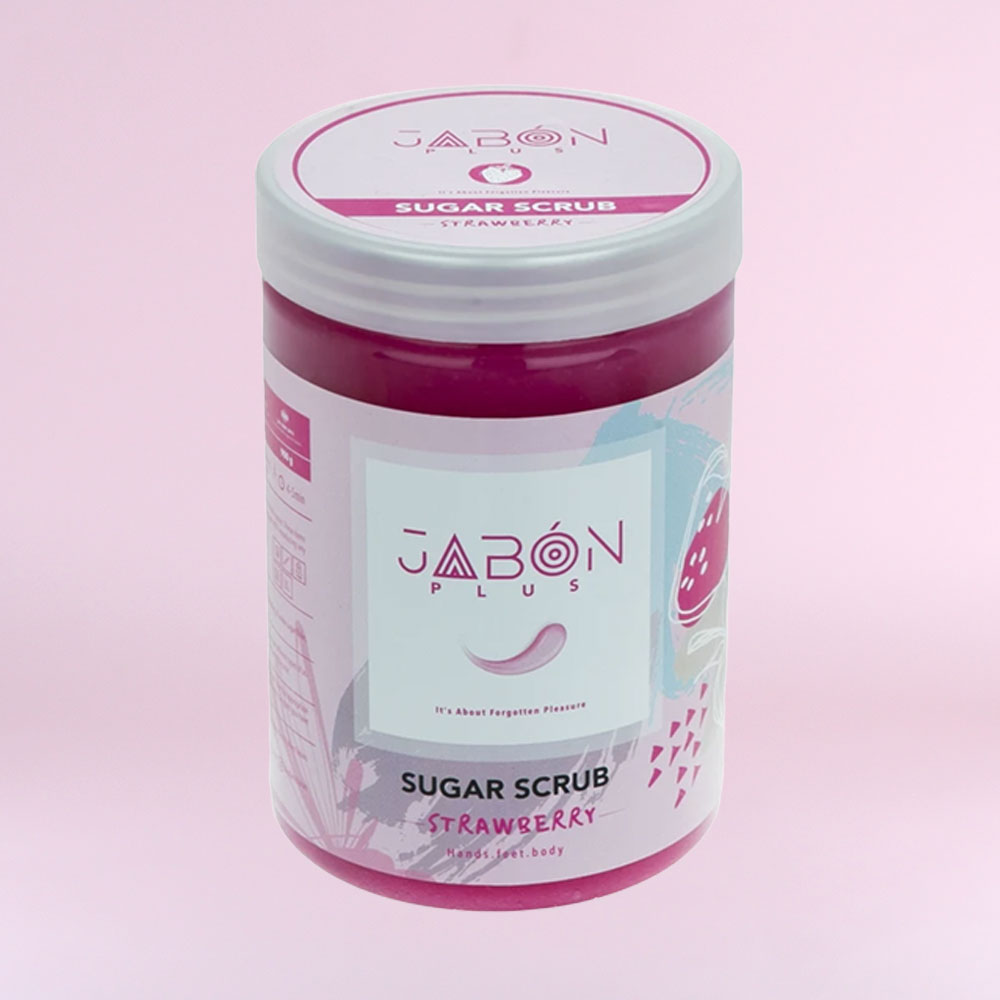 شوگر اسکراب 900 گرمی توت فرنگی ژبون