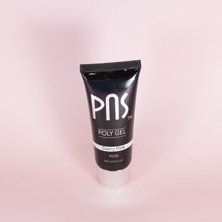 پلی ژل کاشت ناخن 60 میل استاری پینک پی ان اس کد PG09