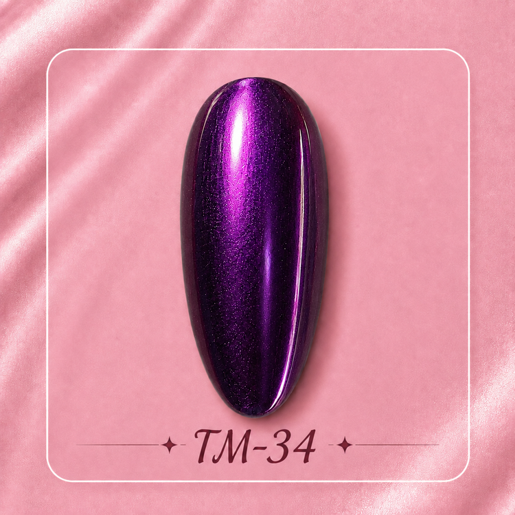 پودر سوپر کروم ناخن رادیانت کد TM-34 | پودر طراحی ناخن
