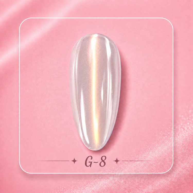 پودر کروم شفق قطبی ناخن رادیانت کد G-8 | پودر طراحی ناخن