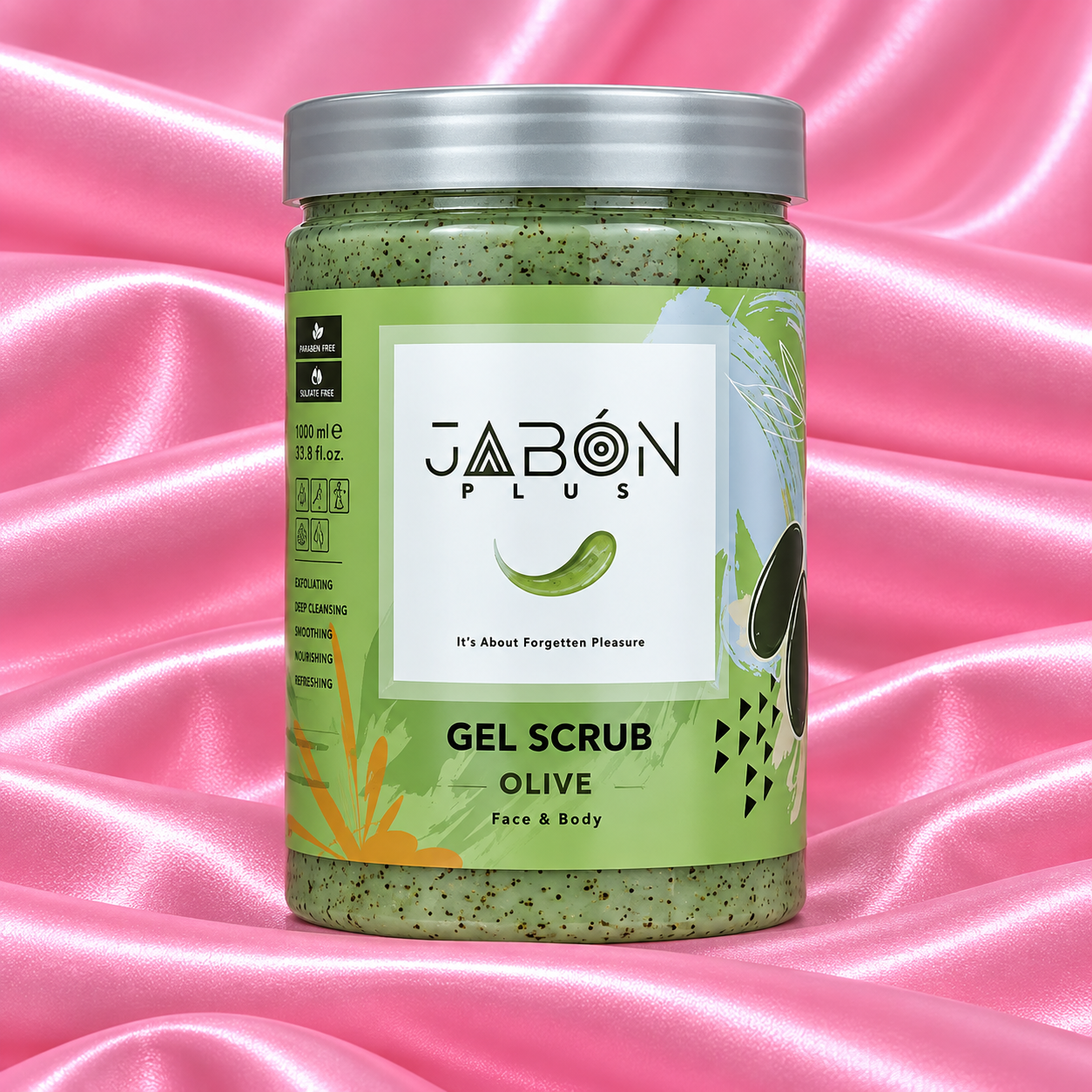 ژل اسکراب 750 گرمی زیتون ژبون